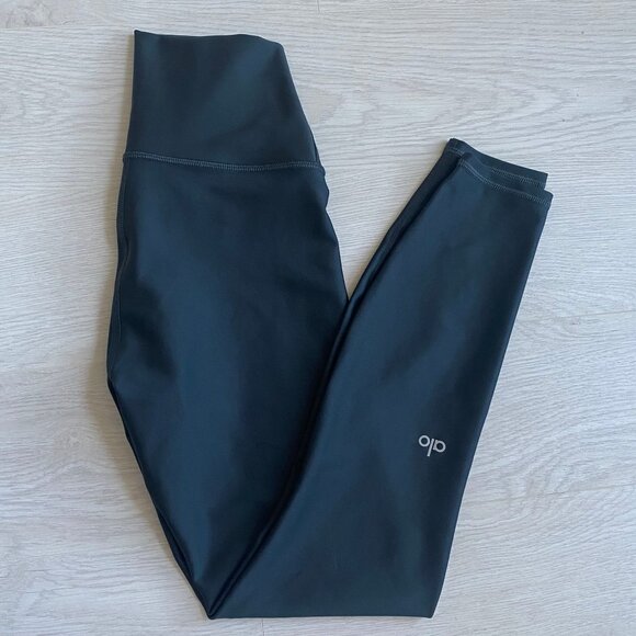 Alo High-Waist Airlift Legging 7/8 Size XS in Anthracite Sporty Activewear - Picture 2 of 6